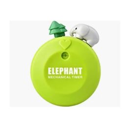 Timer De Cocina Mecanico Análogo Figura De Elefante Con Imán