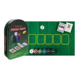 Set Poker Juego De Mesa 120 Fichas Naipes Fichas Poker