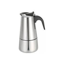 Cafetera Acero Inoxidable Espresso Maker Manual 6 Cup