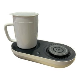 Calentador Enfriador De Taza Cargador Inalambrico Celular Qi