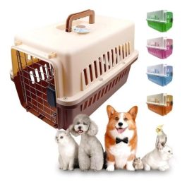 Caja Transportadora Grande Para Mascotas Con Ventilación Pro