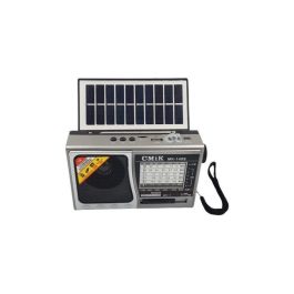 Radio Portatil Solar Linterna 8 Bandas Hifi Sd Usb Bluetooth