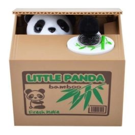 Alcancia Panda Roba Monedas A Pilas Mischief Saving Box